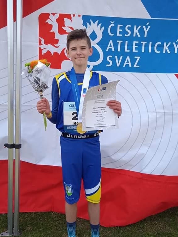 Matyáš Kocman na MČR 2021 v Táboře.