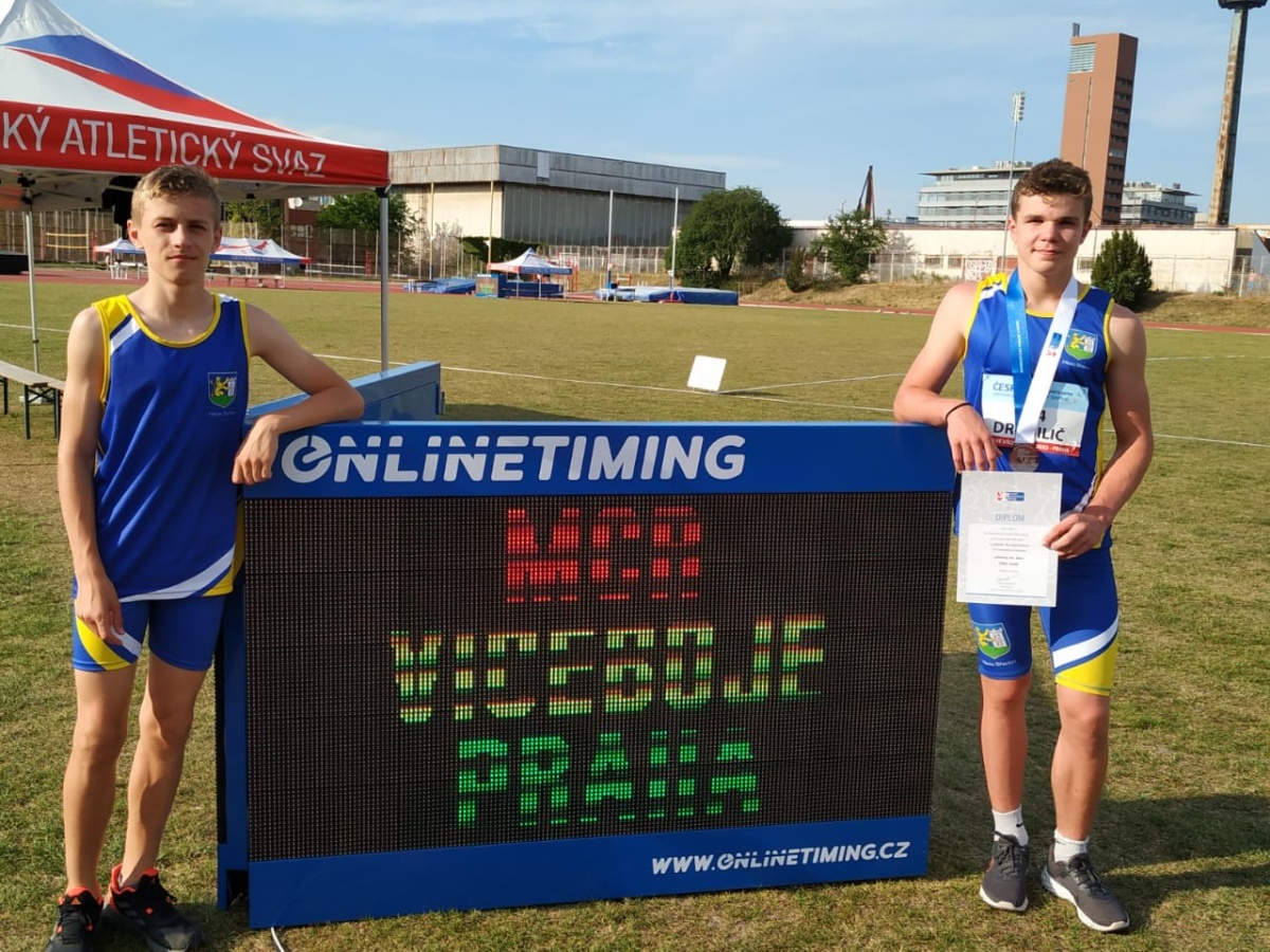 Lukáš Drobilič a Richard Smolík MČR víceboj Praha 2022