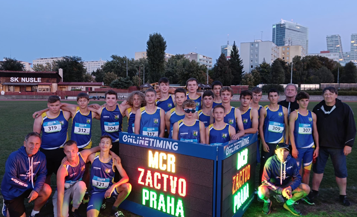 Družstvo žáků MČR Praha 30.9.2023
