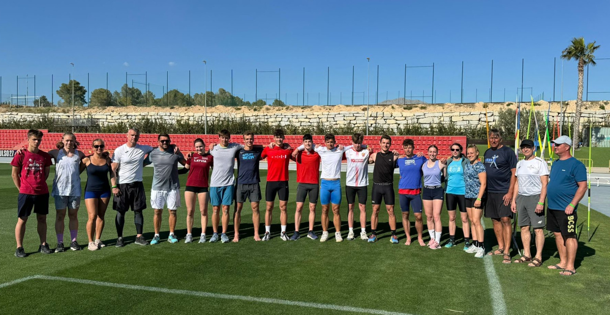 Oštěpařské soustředění Španělsko