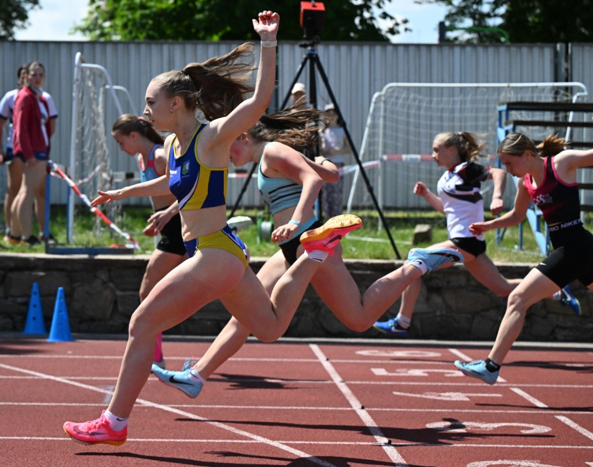 Anna Karolína Adamcová finále na 60m Znojmo 12.5.2024