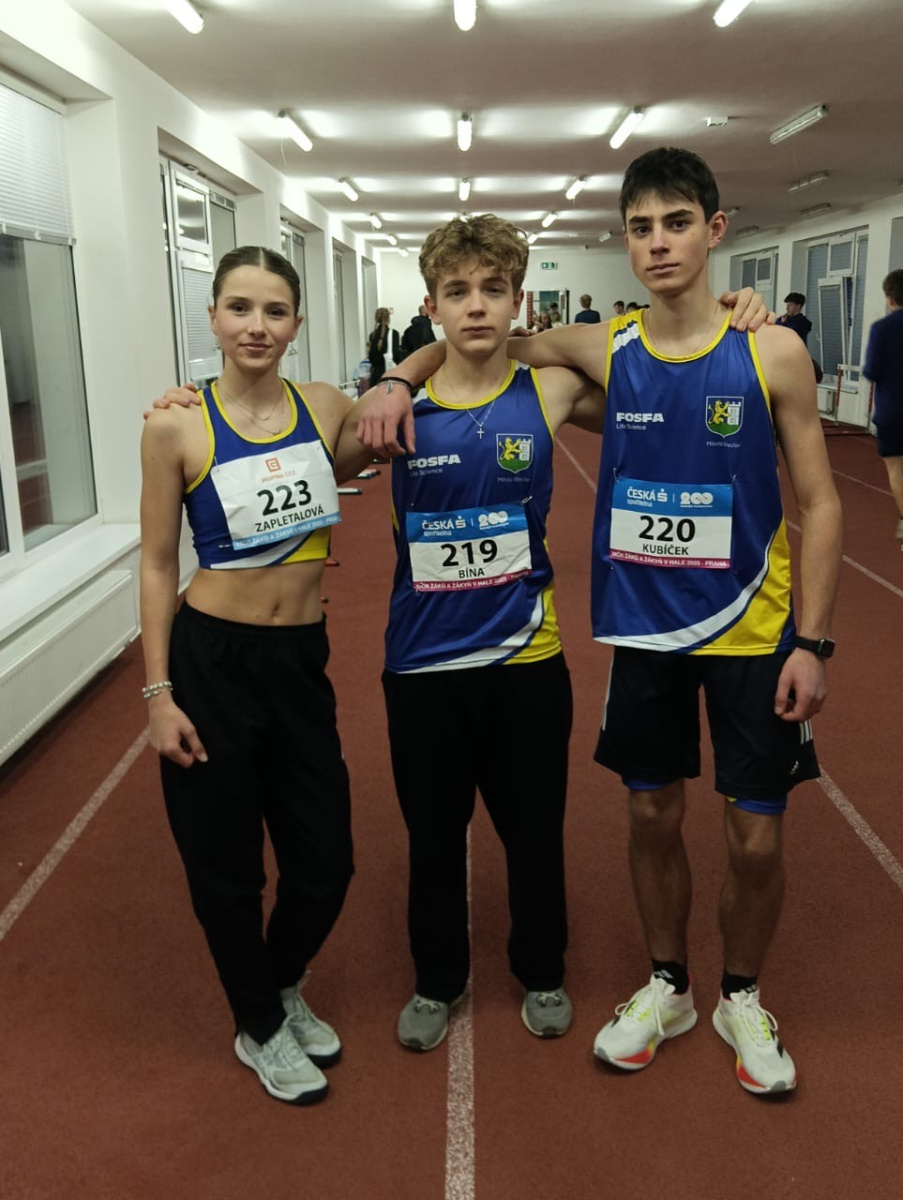 Eliška Zapletalová, Rostislav Bína, Lukáš Kubíček MČR Praha Stromovka 2025