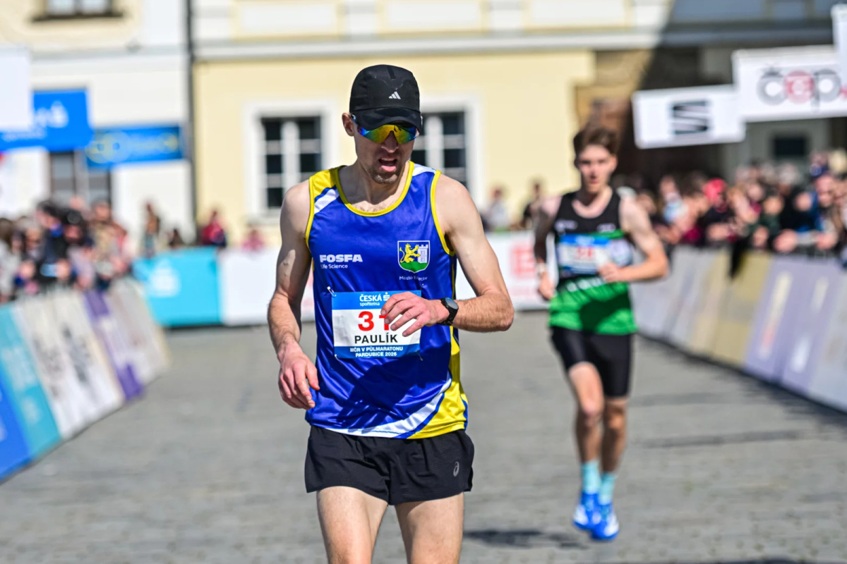Roman Paulík MČR v půlmaratonu Pardubice 11 .4. 2026