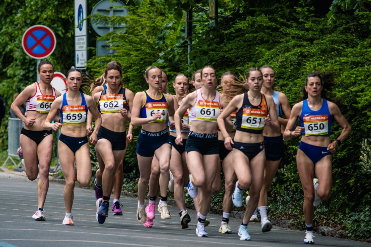 Kateřina Osičková MČR v silniční míli. Poděbrady 8. 5. 2026