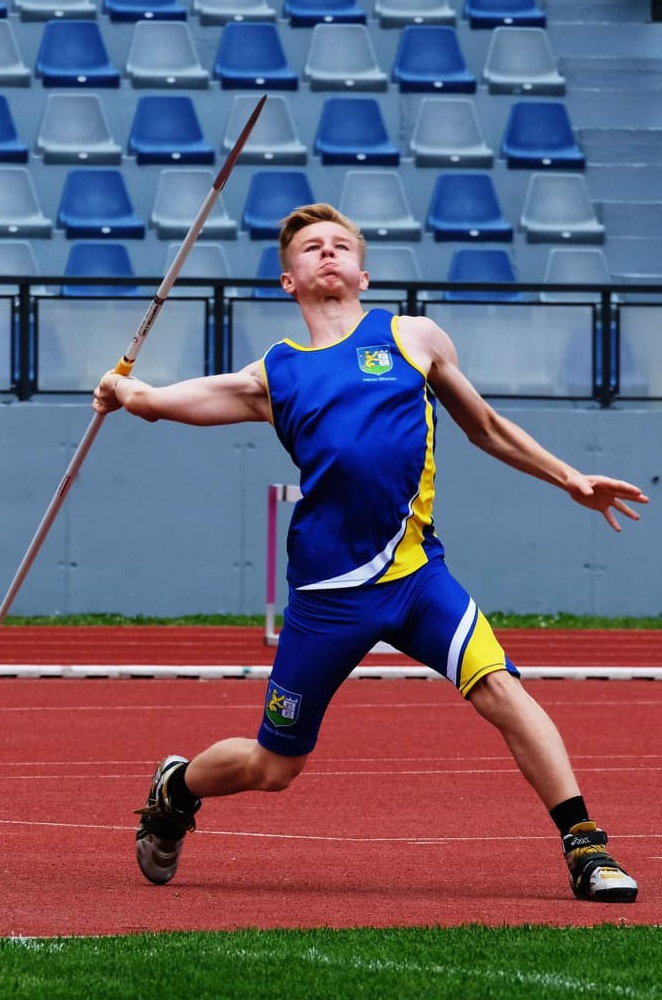 Adam Procházka při vítězství na Mistrovství Moravy a Slezska 2019 ve Znojmě.