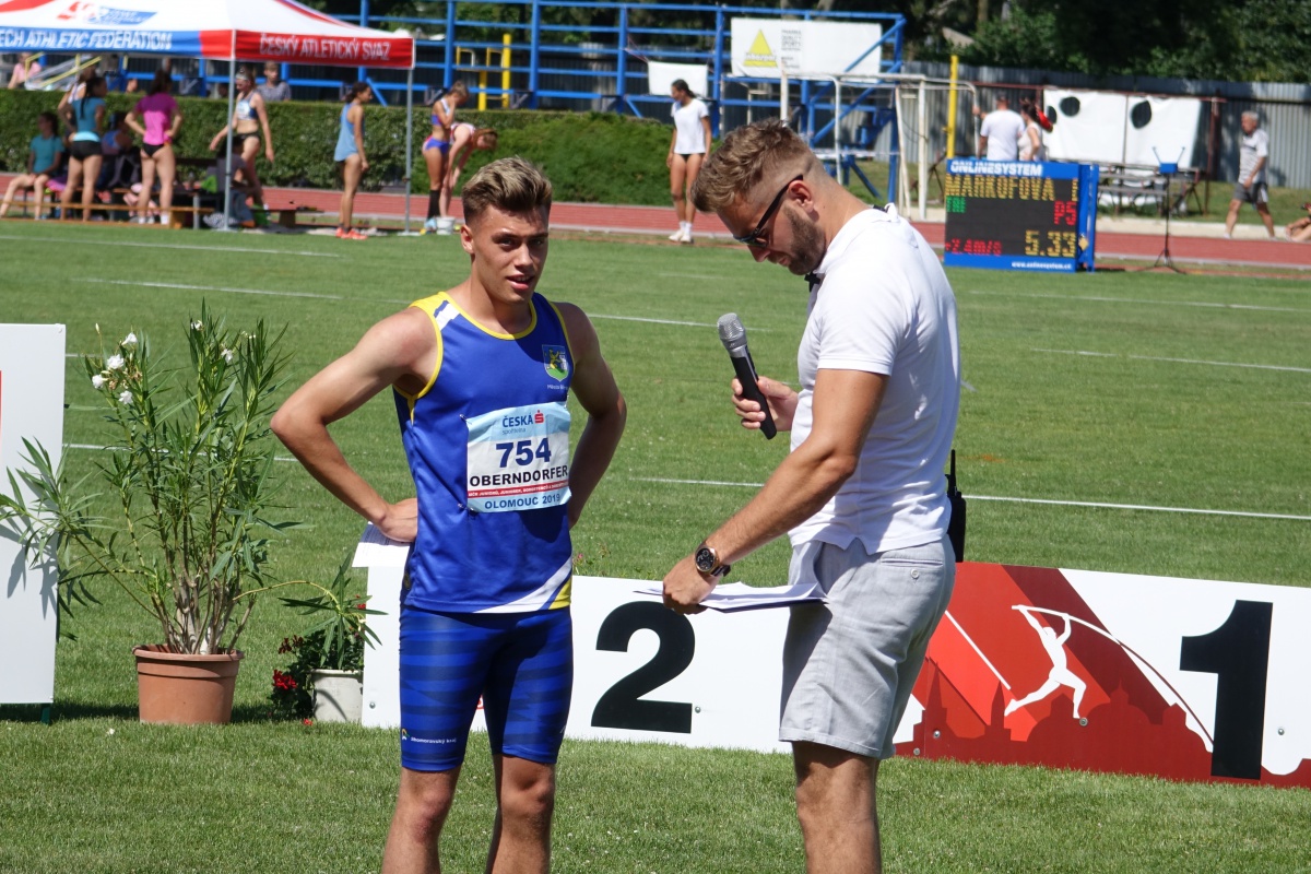 Tomáš Oberndorfer na MČR Olomouc 2019
