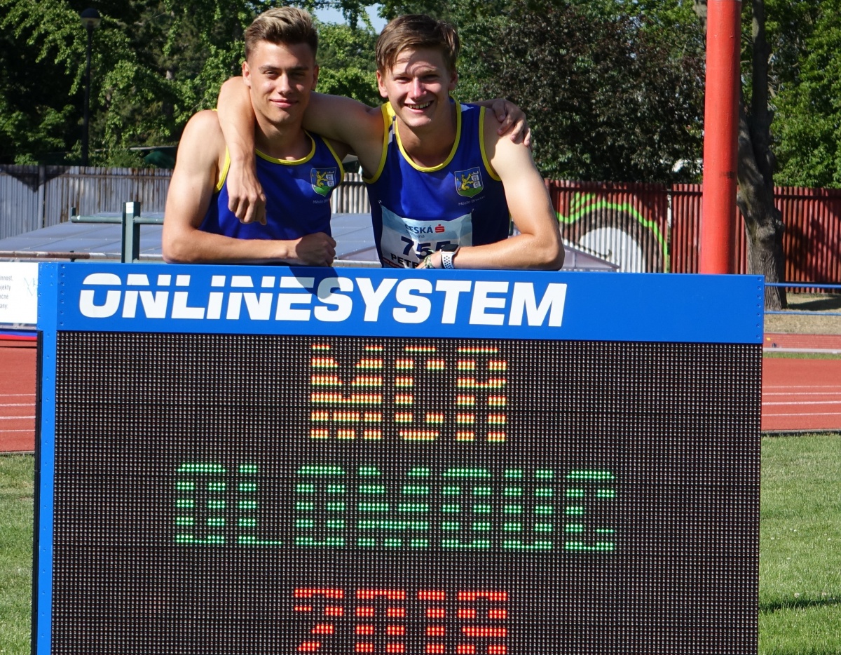 Jakub Petrjanoš a Tomáš Oberndorfer na MČR v Olomouci