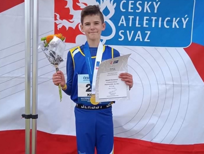 Matyáš Kocman na MČR 2021 v Táboře.