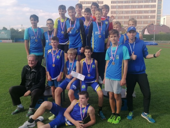 Mladší žáci Mistři Moravy a Slezska 2021