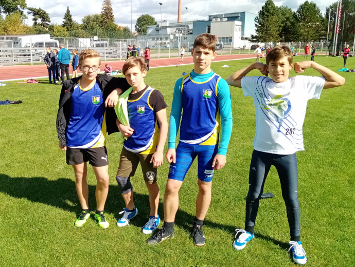 Štafeta mladších žáků MMS družstev Břeclav 18.9.2022