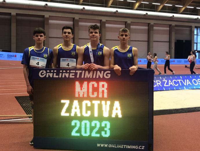 Štafeta žáků MČR Ostrava.