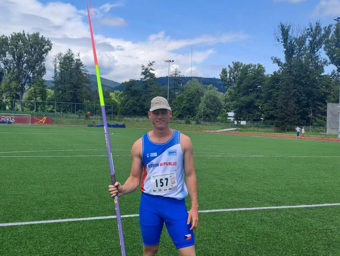 Adam Procházka na MU juniorů.