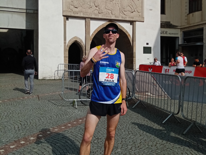 Roman Paulík MČR půlmaraton Pardubice