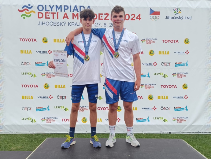 Lukáš Drobilič a Matyáš Kocman na ODM České Budějovice 2024