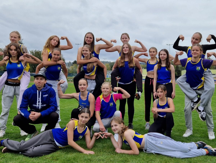 Družstvo mladších žákyň Blansko