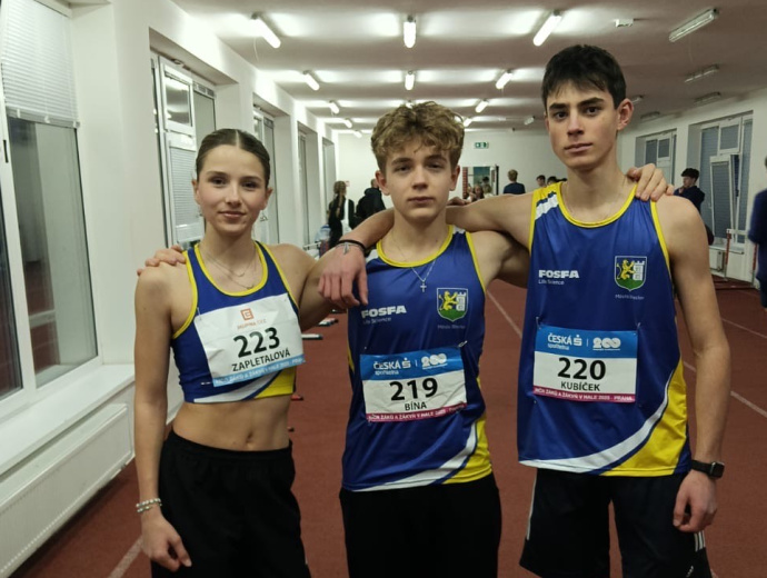 Eliška Zapletalová, Rostislav Bína, Lukáš Kubíček MČR Praha Stromovka 2025