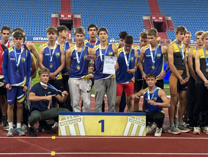 Družstvo dorostenců zlato na MMS  2025