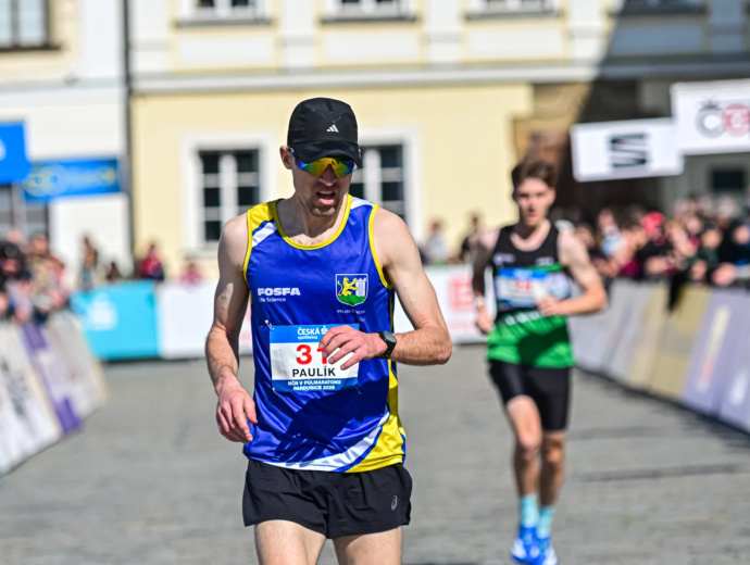Roman Paulík MČR v půlmaratonu Pardubice 11 .4. 2026