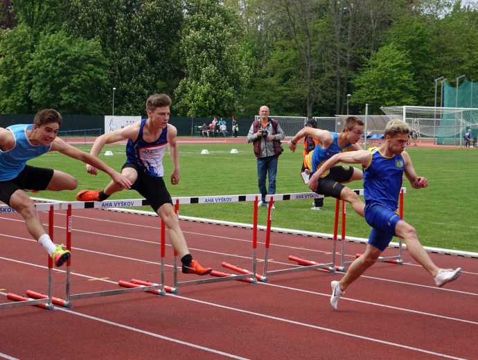 Tomáš Oberndorfer při vítězství na MMS ve Vyškově