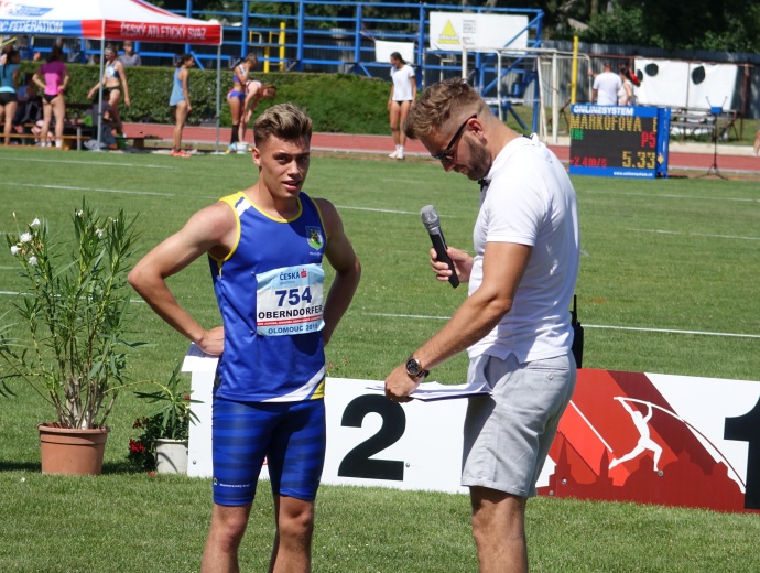 Tomáš Oberndorfer na MČR Olomouc 2019