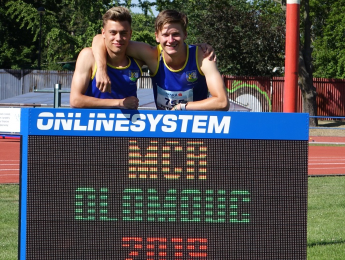 Jakub Petrjanoš a Tomáš Oberndorfer na MČR v Olomouci